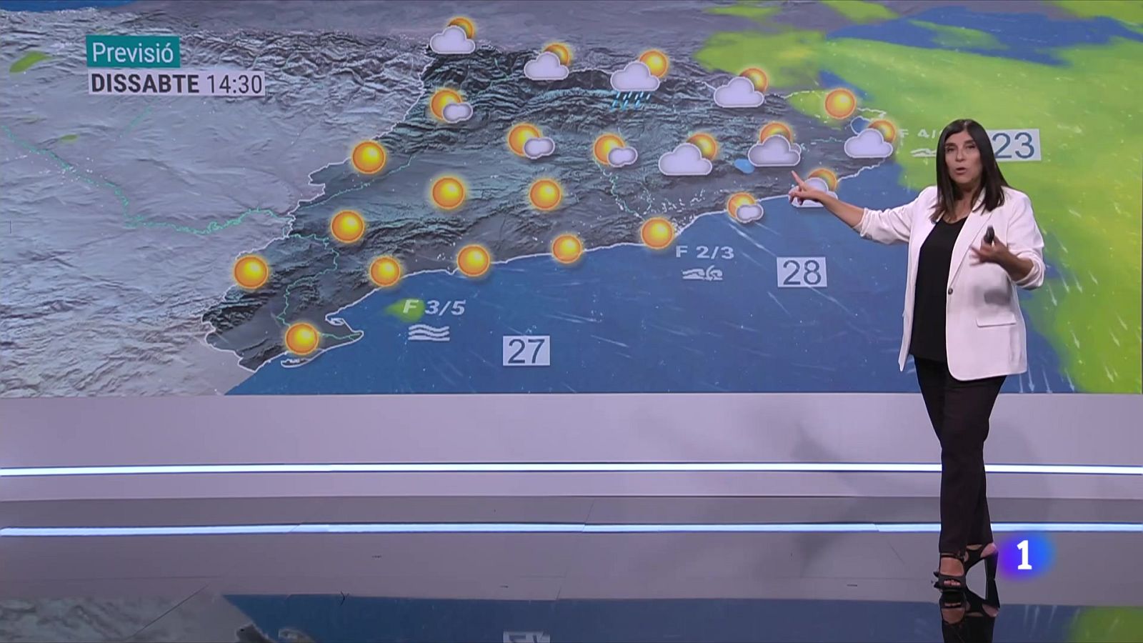 Tarda de tempestes fortes. Cap de setmana sol i calor