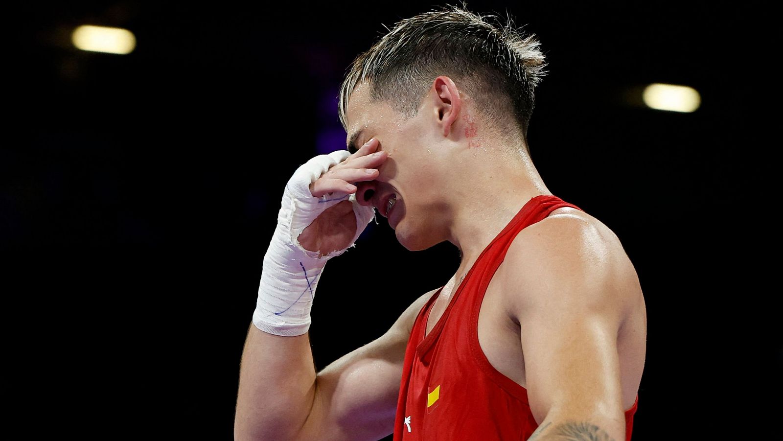 Rafa Lozano Jr – Yunior Alcántara (M) boxeo -51kg: 'El Balín', desconsolado, se queda sin medalla