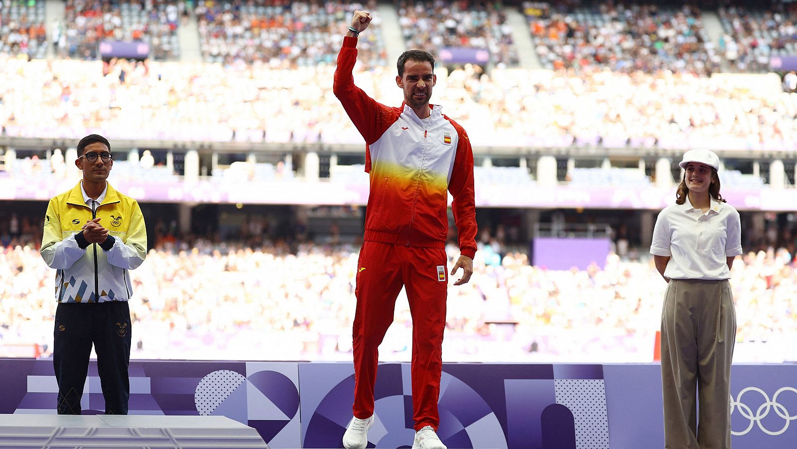 París 2024 | Álvaro Martín recoge su bronce en 20 km marcha