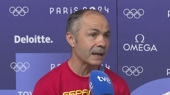Boxeo JJOO París 2024 - Rafa Lozano, a RTVE: "El rival se ha dedicado a mover las piernas ¿Qué estamos puntuando entonces?"