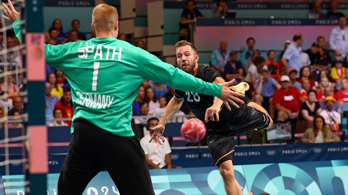 Balonmano JJOO París 2024 - Alemania - España (M) balonmano: David Späth, la pesadilla de los Hispanos