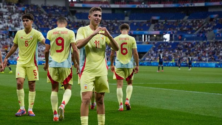 Fútbol JJOO París 2024 - Japón – España (M) fútbol: Fermín hace doblete con la mirada puesta en semis