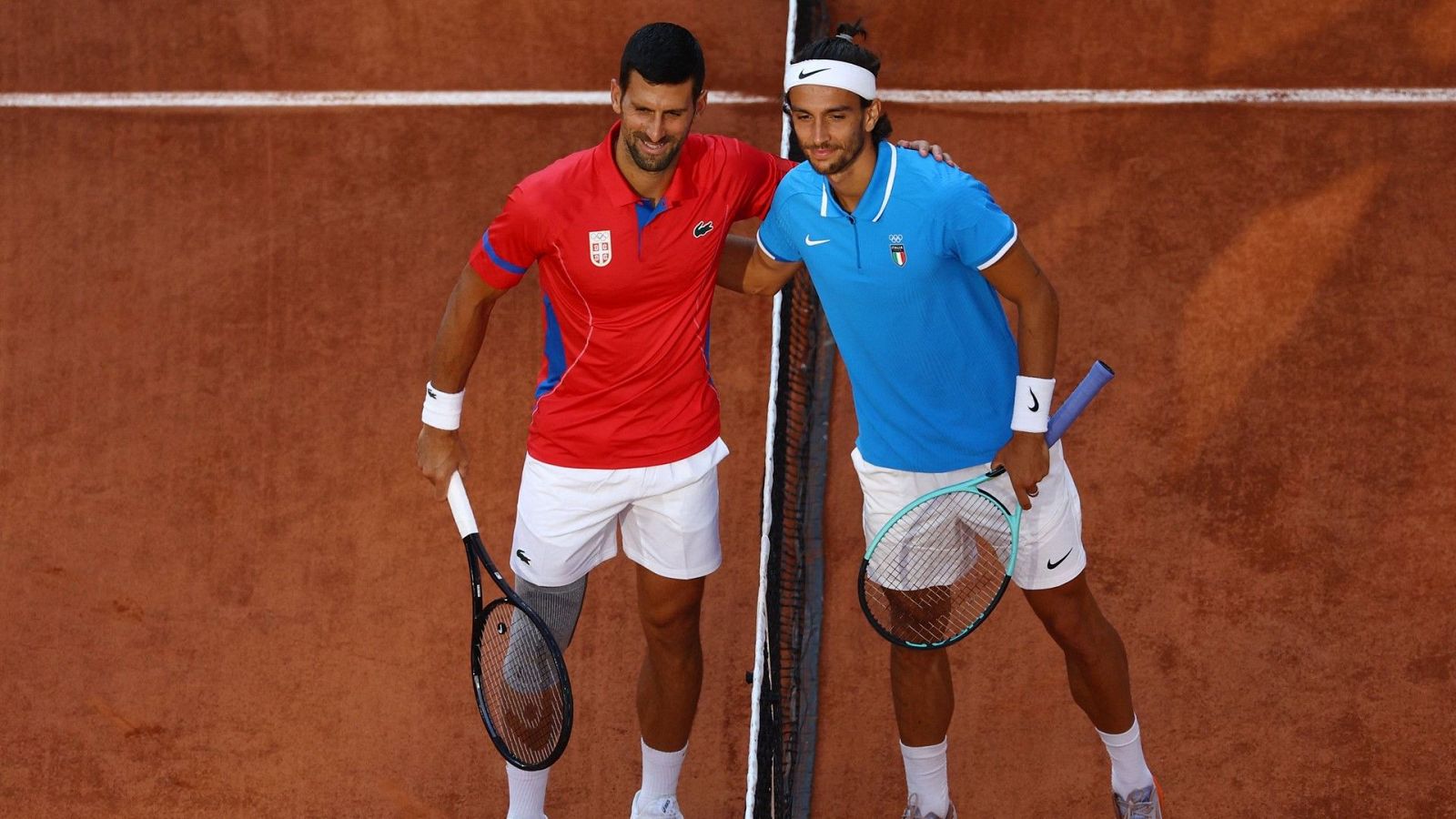 París 2024 - Tenis: Semifinal individual (M): N. Djokovic (SRB) vs. L. Musetti (ITA)