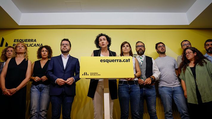 Telediario 2 - Las bases de ERC avalan el preacuerdo con el PSC con el 53,5% de los votos