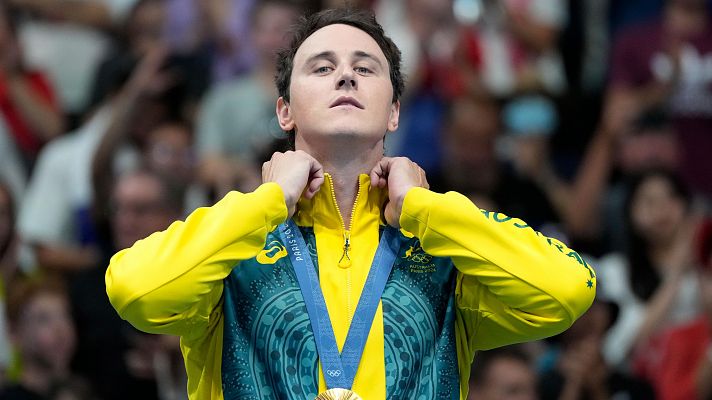 Natación JJOO París 2024 - Final 50m estilo libre (M): McEvoy destrona a Dressel