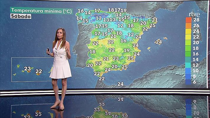 El tiempo - Las temperaturas descenderán en la Península y Baleares, pocos cambios en Canarias
