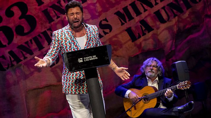 Miguel Poveda, pregonero del Festival del Cante de Las Minas de la Unión