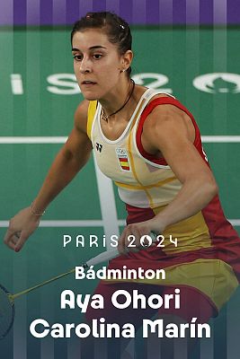 Bádminton JJOO París 2024 - 1/4 final. Individual (F): A. Ohori (JPN) vs. C. Marín (ESP)