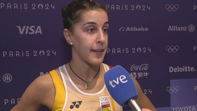 Carolina Marín: "Estoy contenta por las sensaciones en la pista"