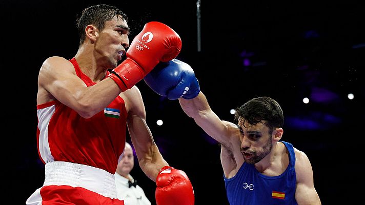 Cuartos. -57 kg (M):A. Khalokov (UZB) vs. J. Quiles (ESP)