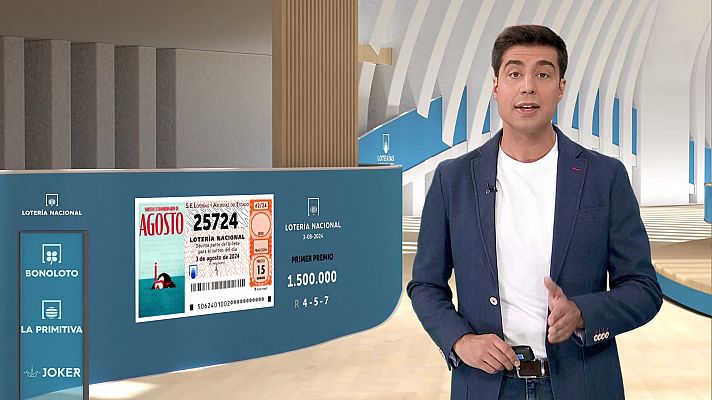 Loterías - Sorteo de la Lotería Nacional del 03/08/2024