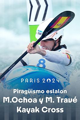Piragüismo JJOO París 2024 - Slalom: Kayak Cross (M). Series 10 y 11