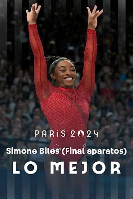 Simone Biles suma su tercer oro en París 2024 en salto de potro