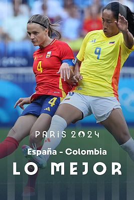 España – Colombia (F) fútbol: Cata Coll se viste de heroína para meter a España en semifinales