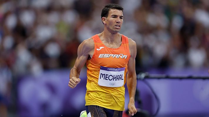 Atletismo JJOO París 2024 - Adel Mechaal, a RTVE, tras la eliminación en el 1.500 metros: "Me he sentido vacío desde el principio"