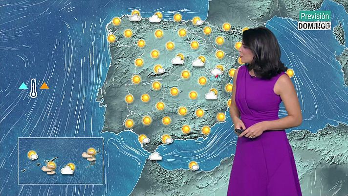 Las máximas tienden a aumentar en las vertientes atlántica y cantábrica, Ebro y Canarias