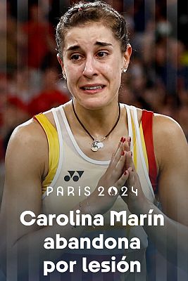 Una lesión aparta a Carolina Marín de la final de París 2024