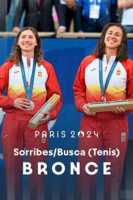 Tenis JJOO París 2024 - Bucsa y Sorribes se cuelgan el bronce en el dobles femenino de París 2024