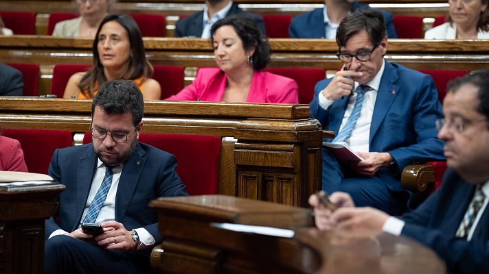 Telediario Fin de Semana - El modelo de financiación pactado por el PSC y ERC agita el tablero político