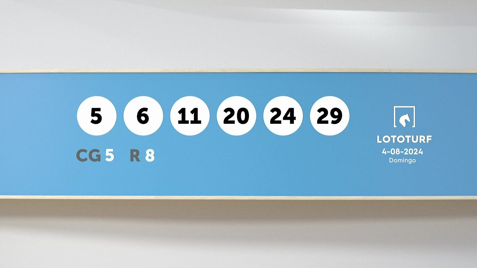 Sorteo de la Lotería Lototurf del 04/08/2024 - Ver ahora