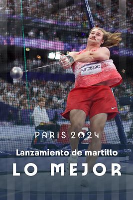 Atletismo JJOO París 2024 - Final lanzamiento de martillo (M): Ethan Katzberg necesitó un lanzamiento para el oro