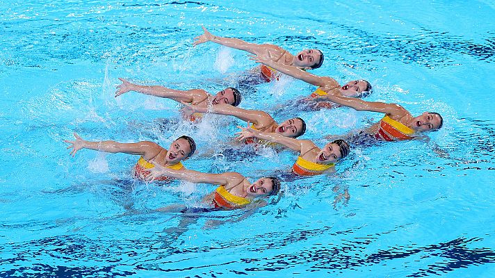 Natación artística JJOO París 2024 - Fase clasificatoria. Equipos rutina técnica