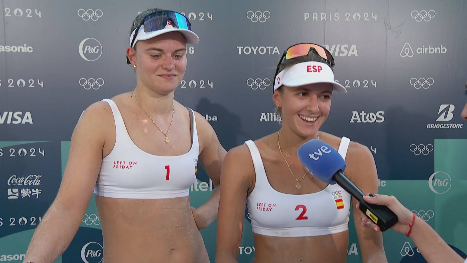 Las declaraciones de Tania y Daniela tras su histórica clasificación - Vóley playa JJOO París 2024 | Ver