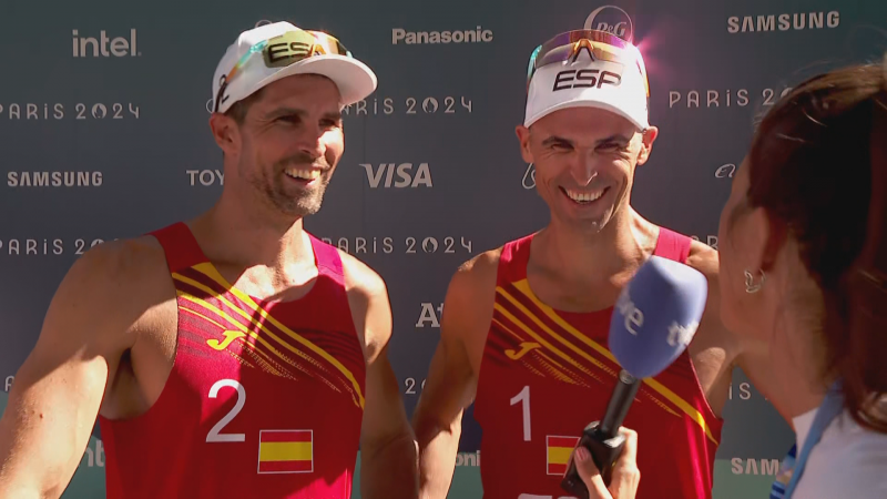 Declaraciones de Herrera y Gavira tras meterse en cuartos de París 2024 - Voley Playa | Ver