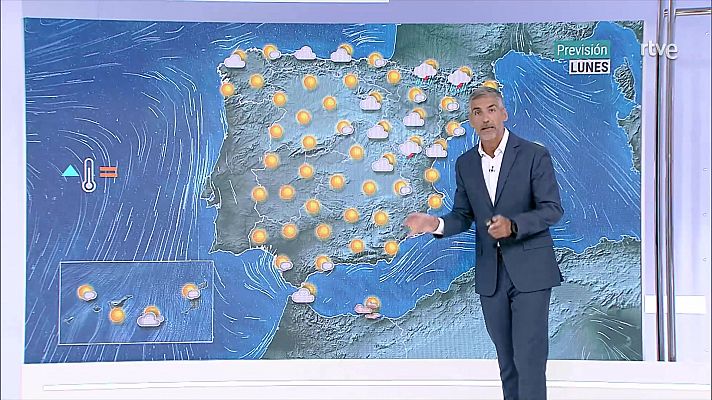 El tiempo - Temperaturas elevadas en el interior de la Península y Mallorca