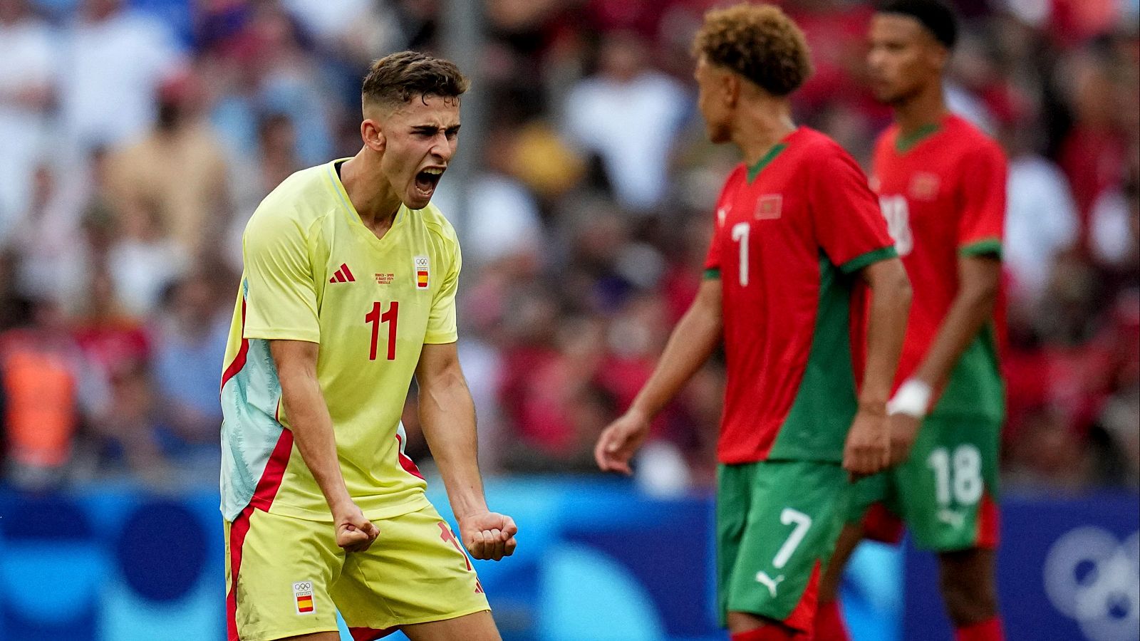 Marruecos - España (M) Fútbol: Fermín y Juanlu arman una remontada con destino a la final