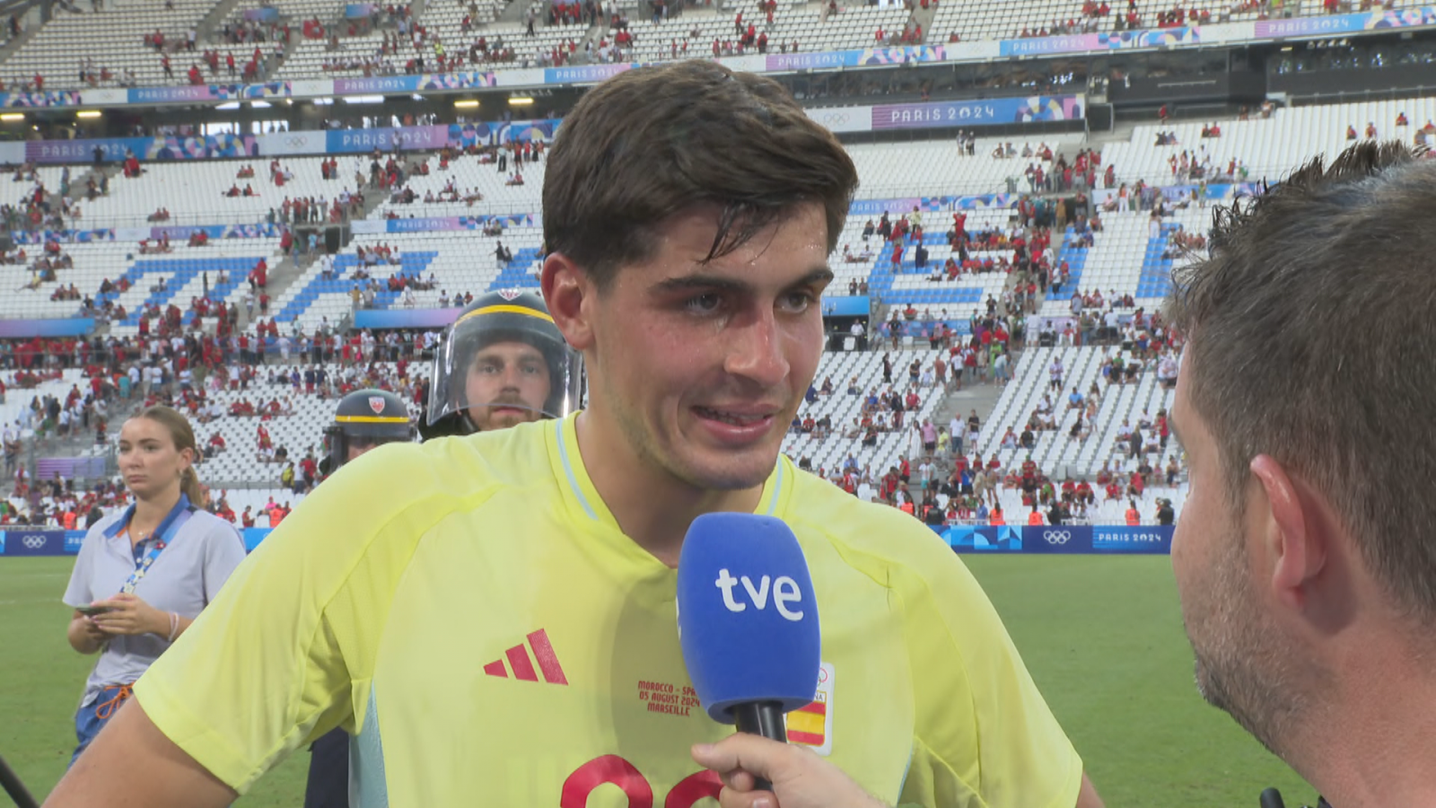 Juanlu, a RTVE: "Queremos el oro y vamos a morir por conseguirlo" - Fútbol JJOO París 2024 | Ver