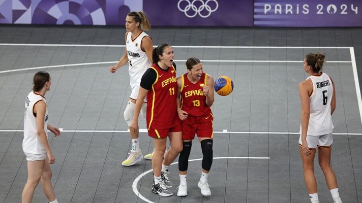 Baloncesto 3x3 JJOO París 2024 - Alemania - España (F) Baloncesto 3x3: los segundos finales en los que se escapó el oro