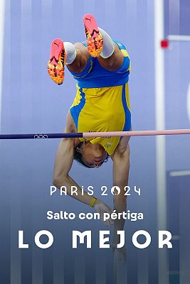 Atletismo JJOO París 2024 - Atletismo Salto con pértiga (M): Armand Duplantis se baña en oro con un récord mundial