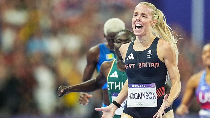 La británica Keely Hodgkinson obtiene su primer oro olímpico en los 800m de París 2024