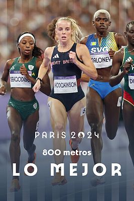 La británica Keely Hodgkinson obtiene su primer oro olímpico en los 800m de París 2024