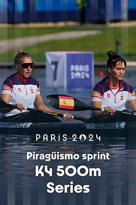 Sprint: K4 500m (F). Clasificatorias. Serie 1