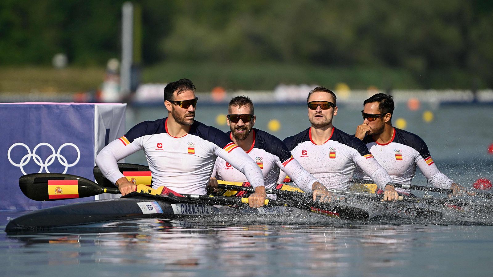 El K4 500 masculino se mete en las semifinales de París 2024