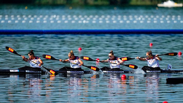 Piragüismo JJOO París 2024 - El K4 500 femenino se clasifica para la final de París 2024