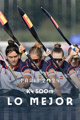 El K4 500 femenino se clasifica para la final de París 2024