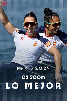 Piragüismo JJOO París 2024 - Antía Jacome y María Corbera se meten en semifinales del C2 500