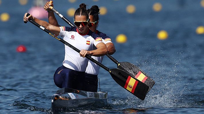 Piragüismo JJOO París 2024 - Sprint: C2 500m (F). Serie 2