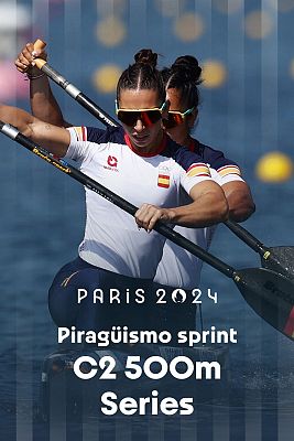 Piragüismo JJOO París 2024 - Sprint: C2 500m (F). Serie 2