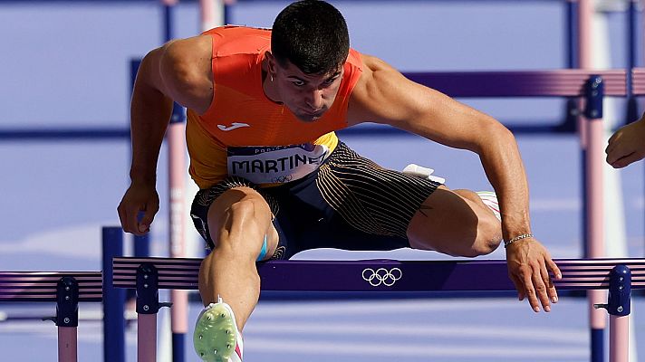 Atletismo JJOO París 2024 - Atletismo París 2024 - Asier Martínez, a la semifinal de 110m vallas desde la repesca