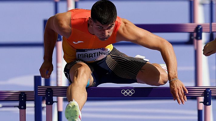 Atletismo París 2024 - Asier Martínez, a la semifinal de 110m vallas desde la repesca