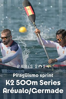 Piragüismo JJOO París 2024 - Sprint: K2 500m (M). Serie 3