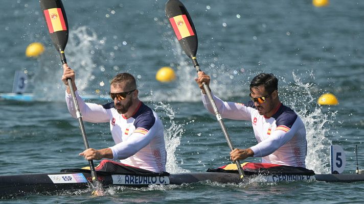 Piragüismo JJOO París 2024 - Arévalo y Germade, a semifinales del K2 500