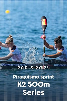 Piragüismo JJOO París 2024 - Sprint: K2 500m (F). Serie 3