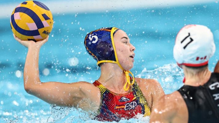 Waterpolo JJOO París 2024 - Canadá – España (F) waterpolo: España domina y jugará semifinales