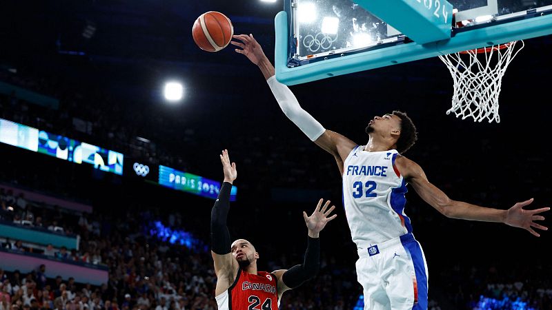 Francia – Canadá (M) baloncesto: Wembanyama exhibe su poderío físico en la victoria francesa