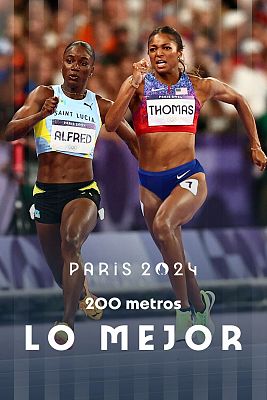 Atletismo final 200m (F): Gabrielle Thomas consigue su tercera medalla olímpica en París